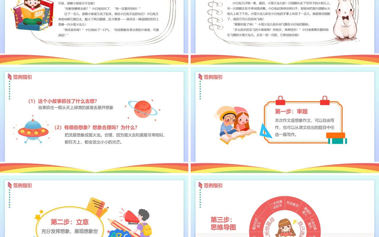 部编版三年级语文下册奇妙的想象课件PPT模板