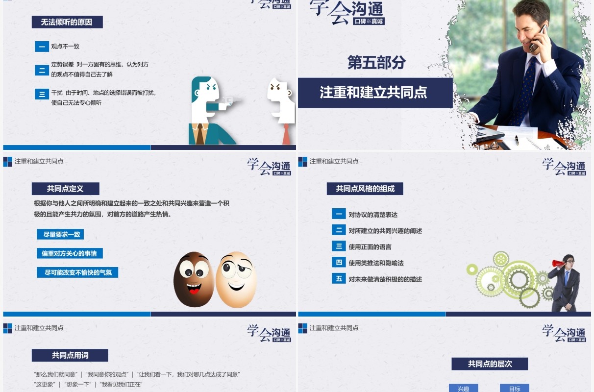 企业员工沟通能力表达力培训课件PPT模板