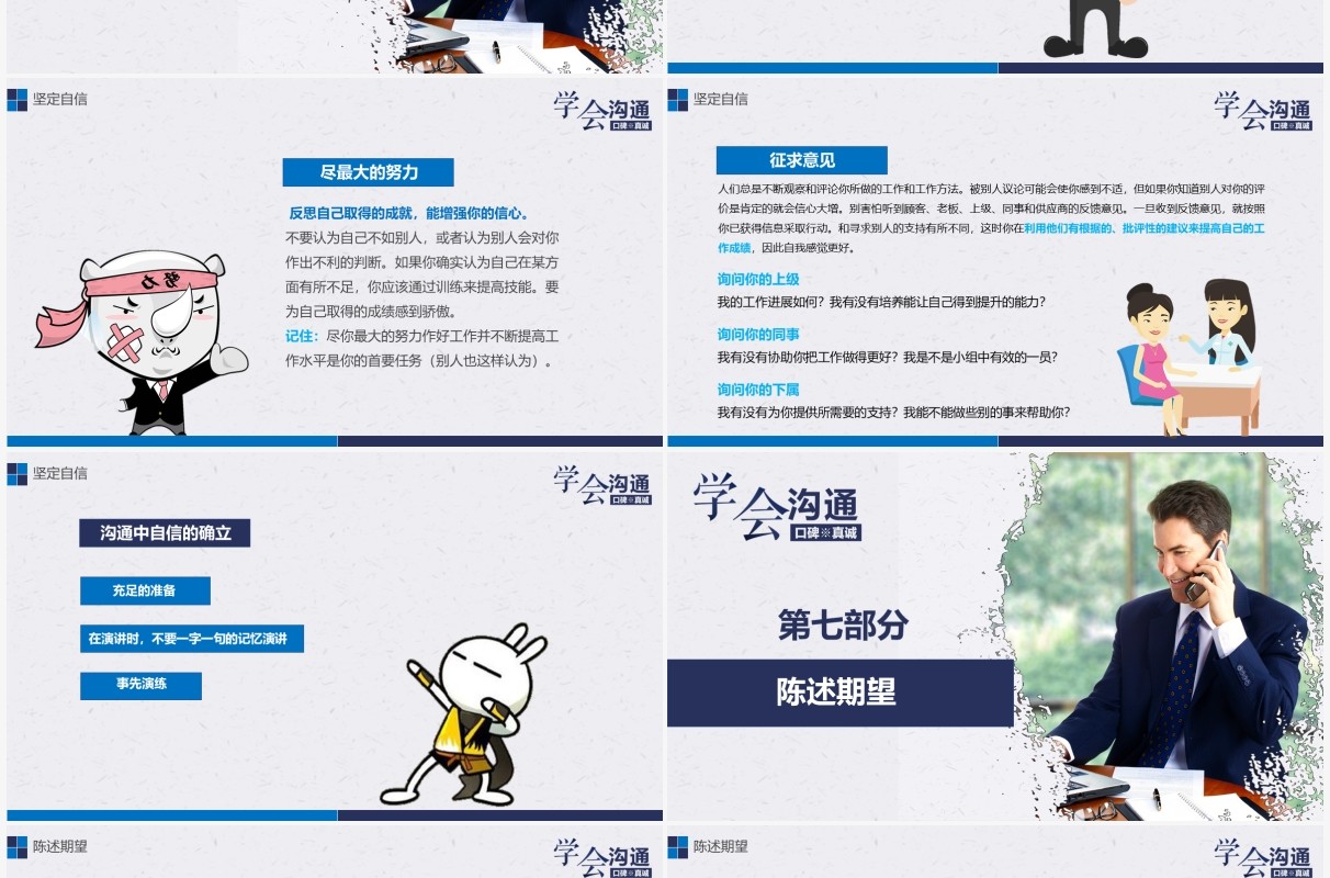 企业员工沟通能力表达力培训课件PPT模板