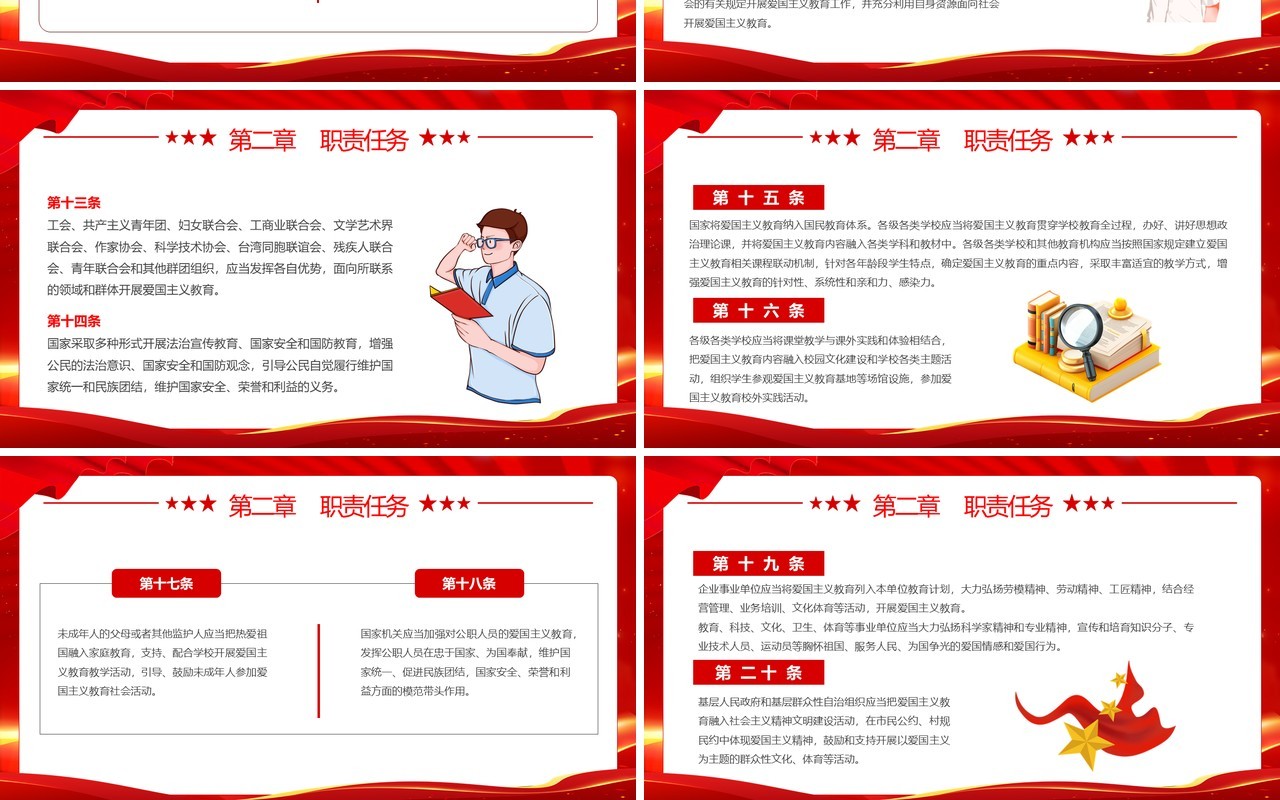 深入学习贯彻爱国主义教育法PPT模板
