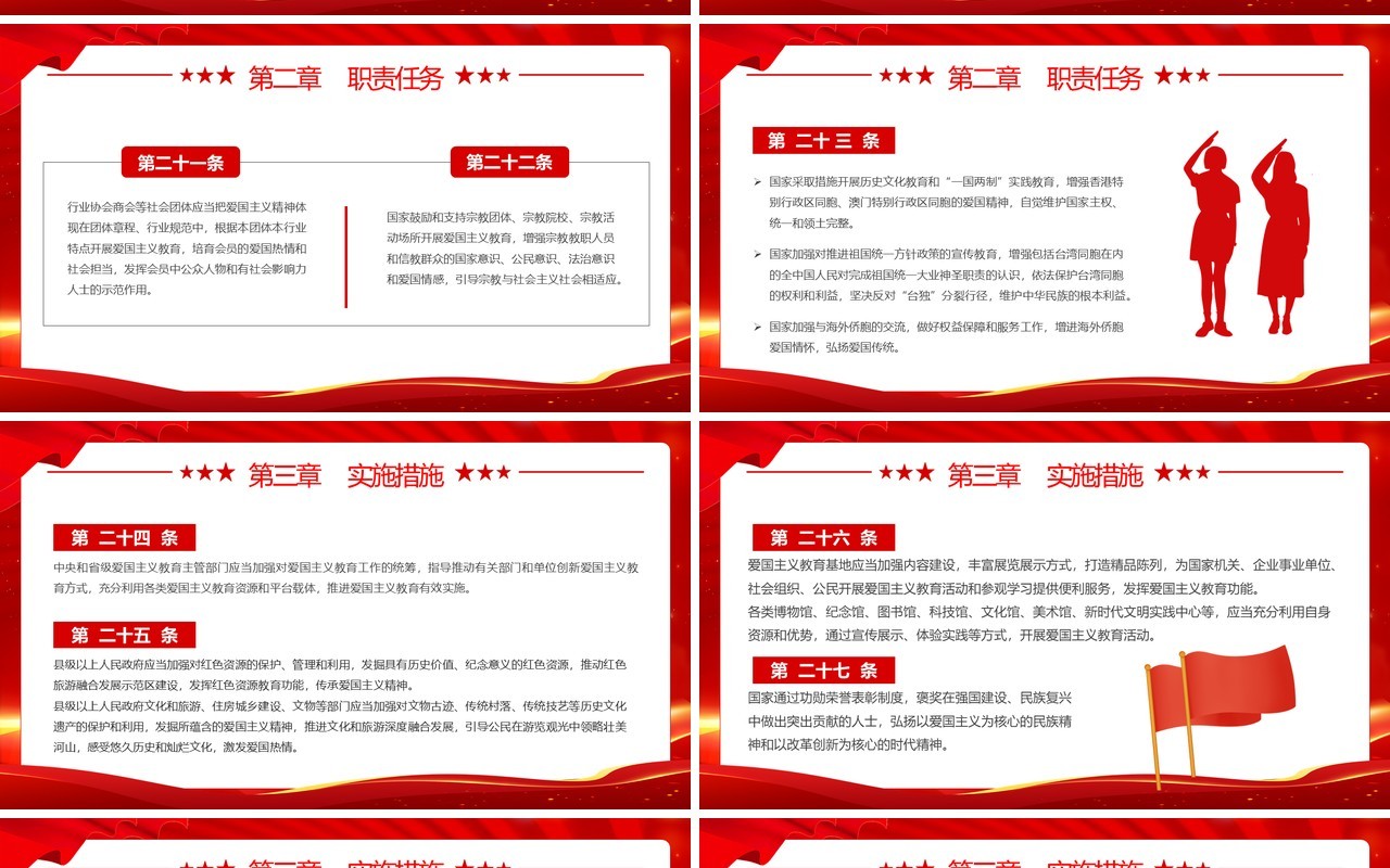 深入学习贯彻爱国主义教育法PPT模板