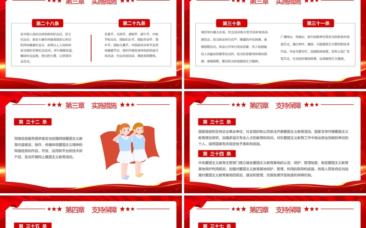 深入学习贯彻爱国主义教育法PPT模板