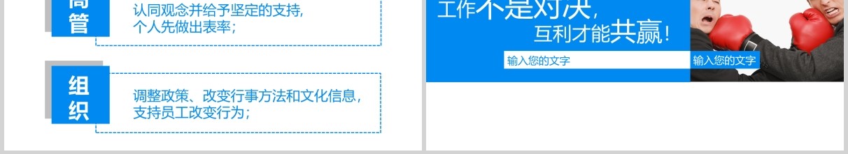 简约蓝色时间管理培训技能PPT模板