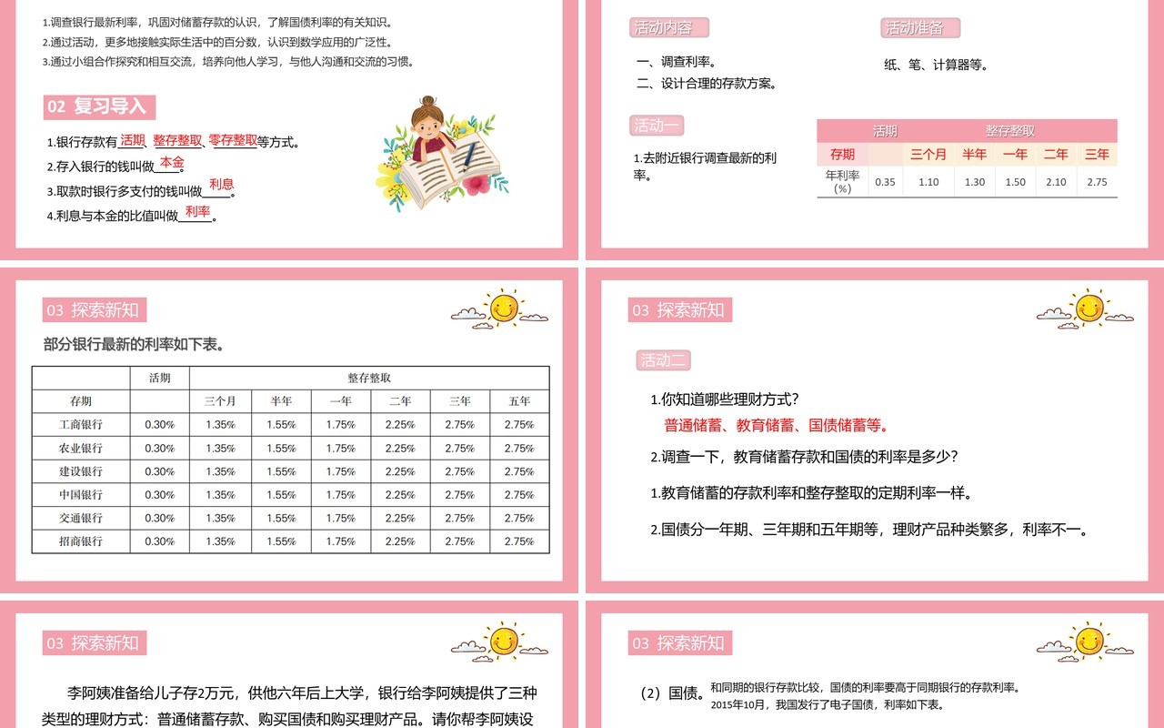 部编版六年级数学上册百分数课件PPT模板