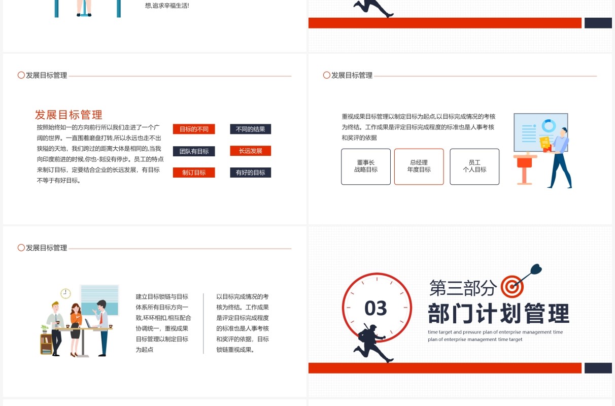 企业管理时间目标与压力计划培训动态PPT模板