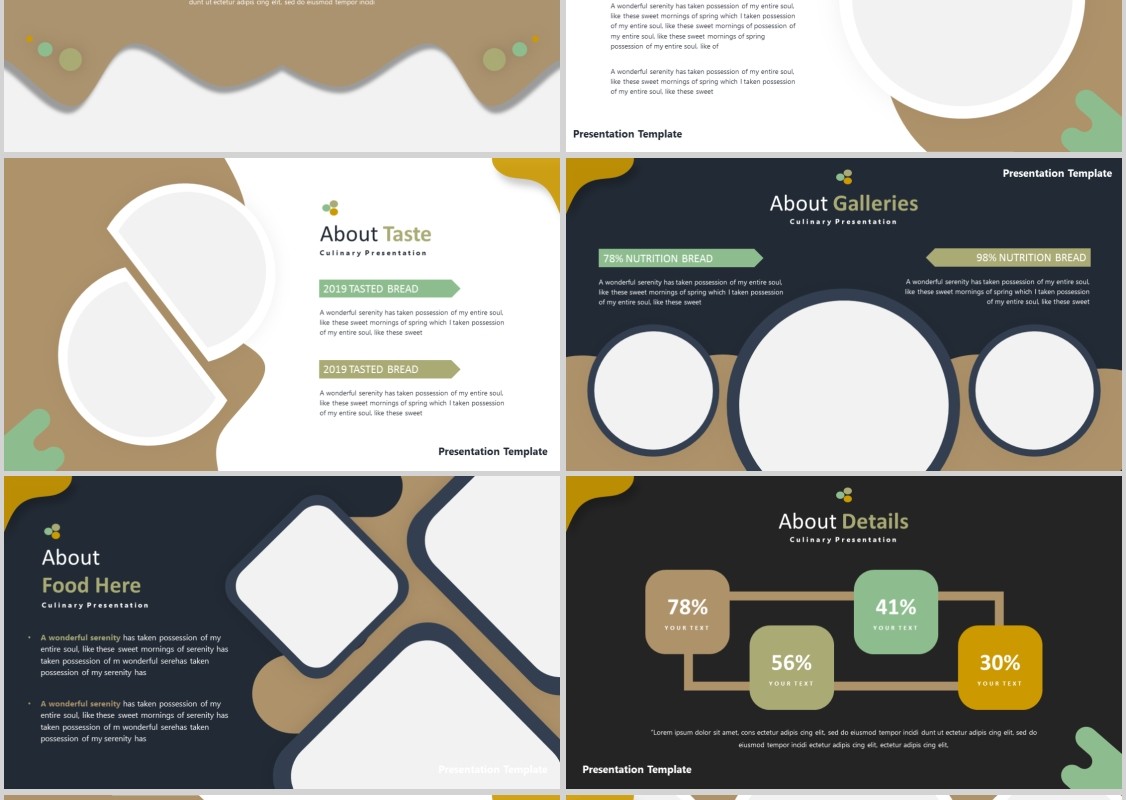 美味美食商业计划书PPT模板Deliciousi Powerpoint Template