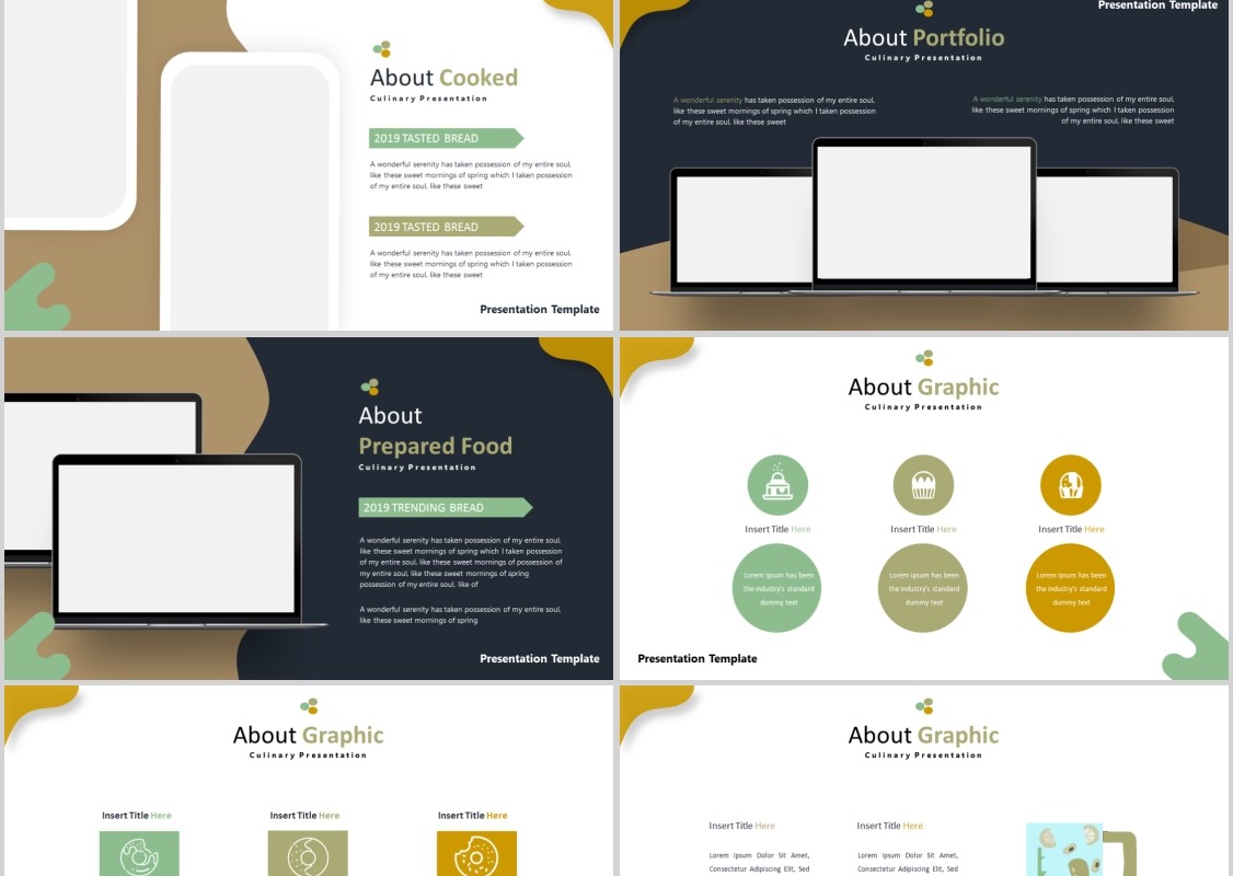 美味美食商业计划书PPT模板Deliciousi Powerpoint Template