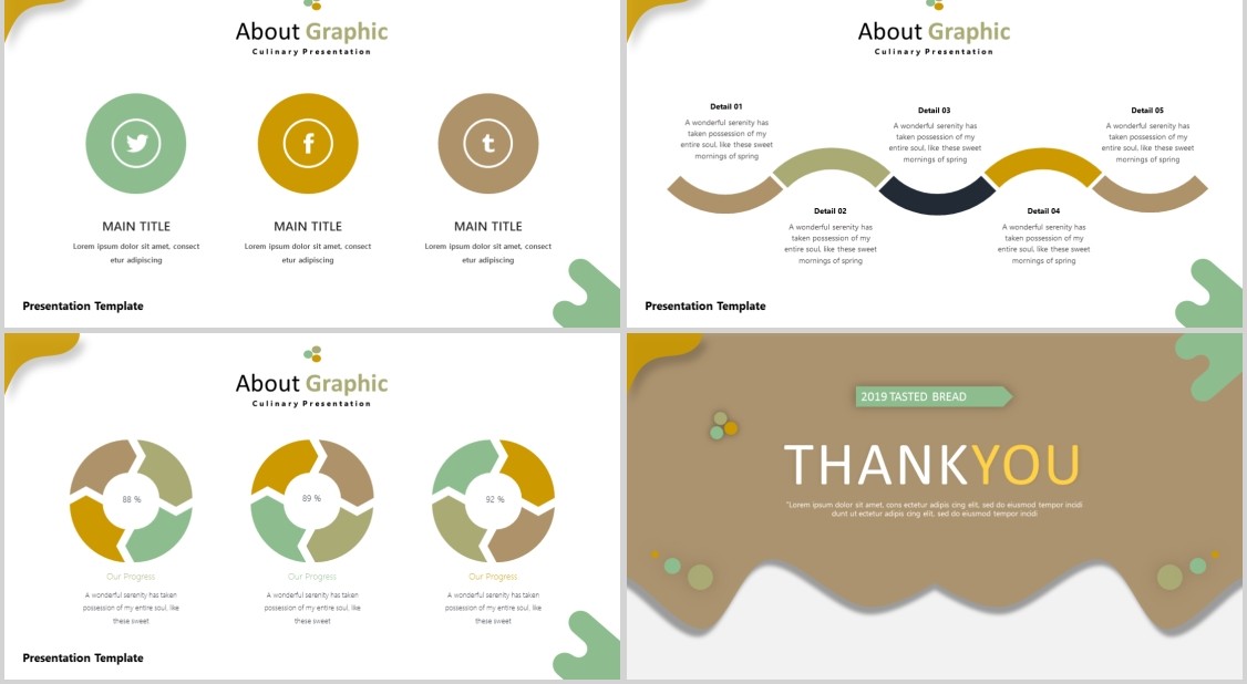 美味美食商业计划书PPT模板Deliciousi Powerpoint Template