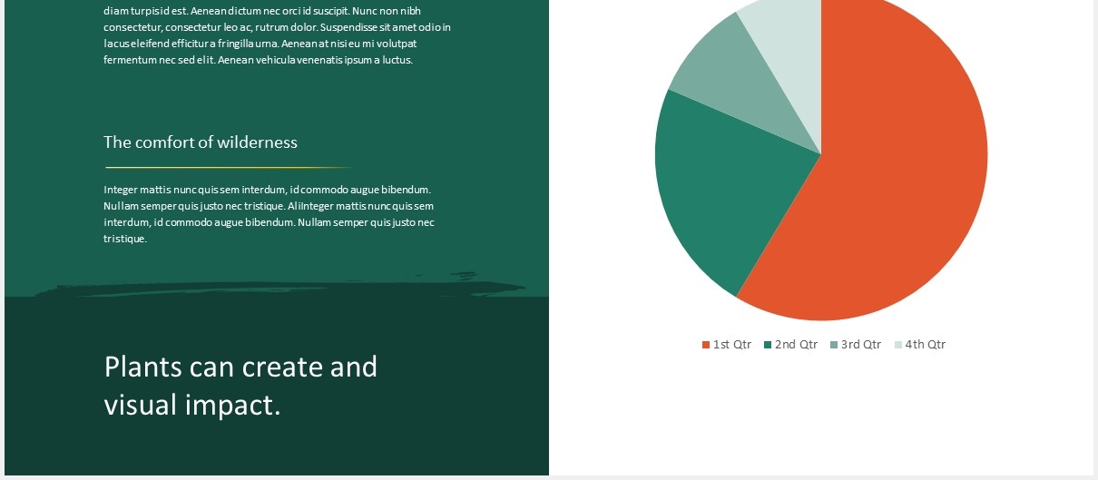 绿色户外旅游PPT模板emfeld powerpoint template