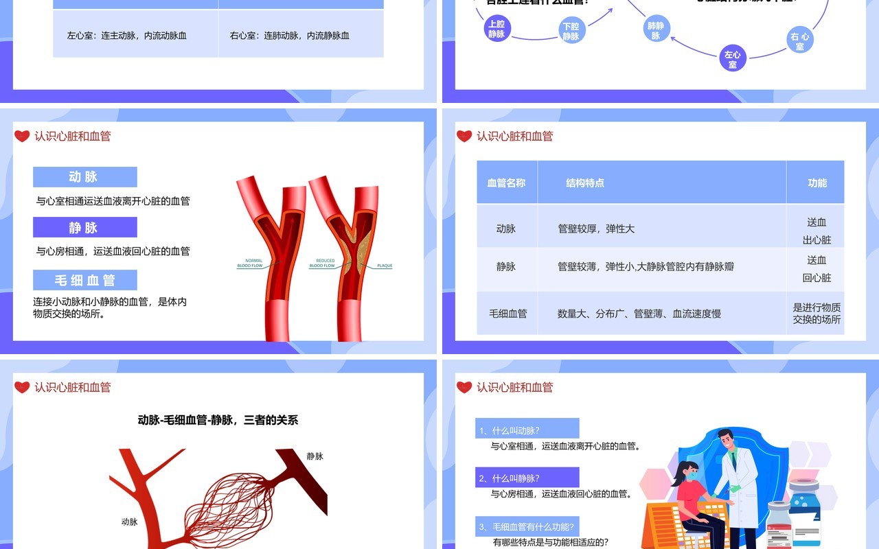 医学百科之血液循环知识讲座通用PPT模板