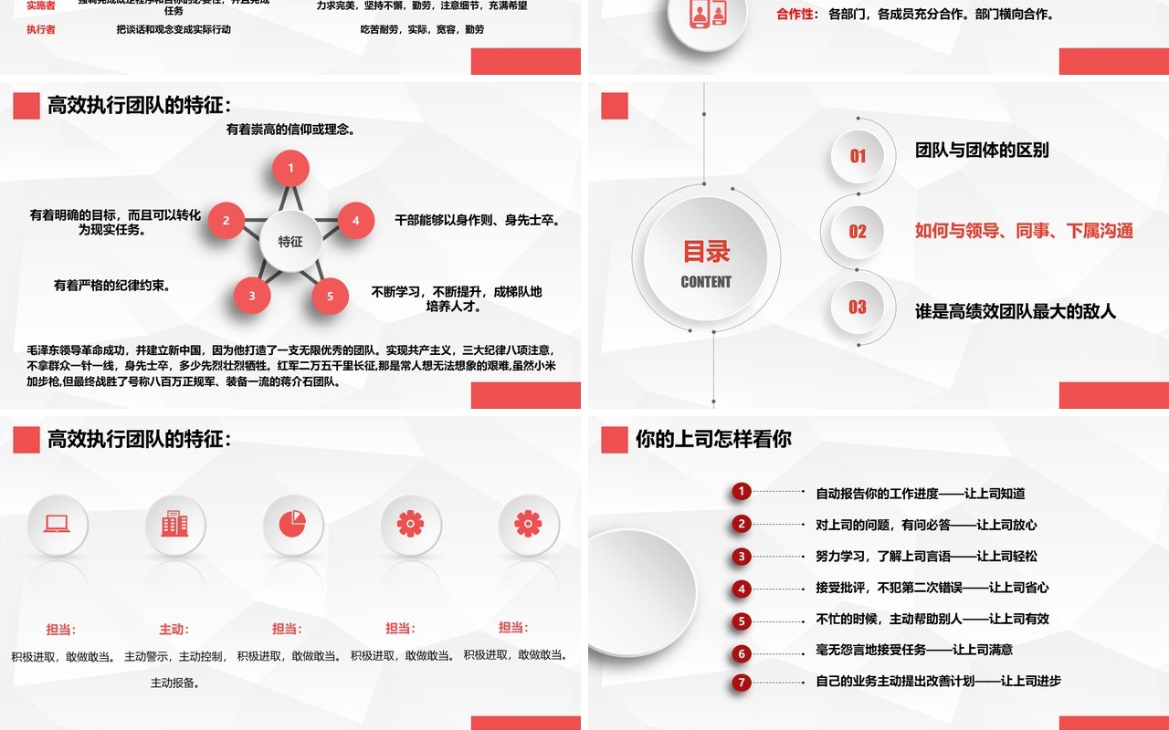 企业文化团队凝聚力员工培训PPT模板3