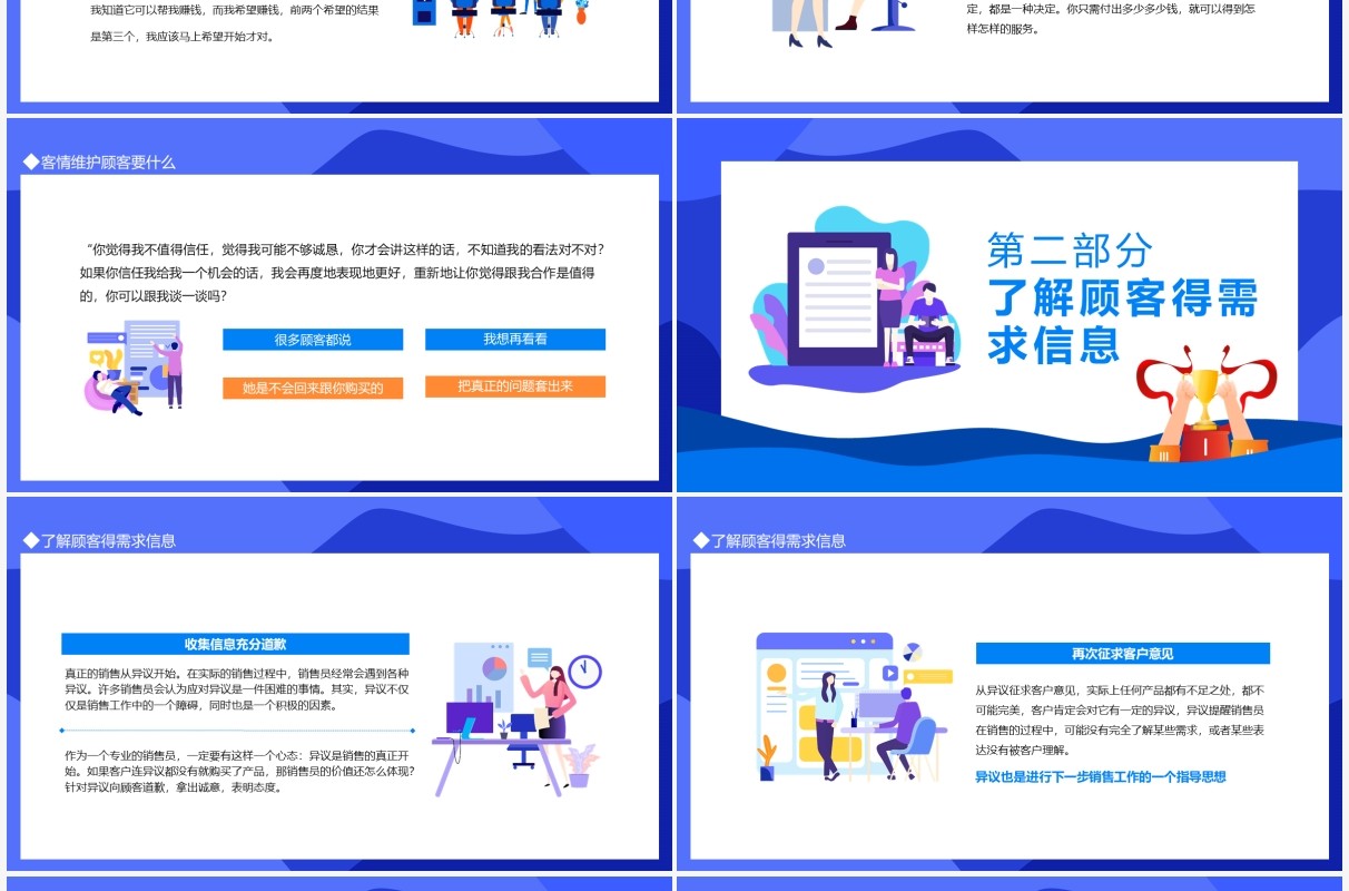 销售冠军团队销售职场培训动态PPT模板