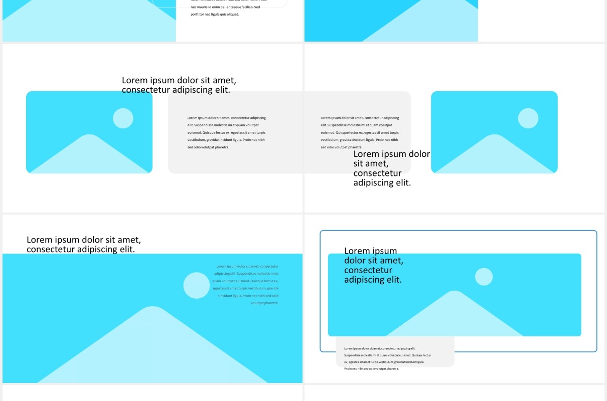 蓝色医学医疗图片排版展示PPT模板MEDICALYA - Medical Presentation Template