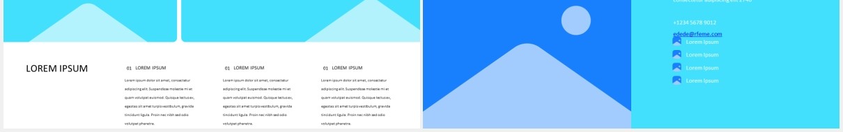 蓝色医学医疗图片排版展示PPT模板MEDICALYA - Medical Presentation Template