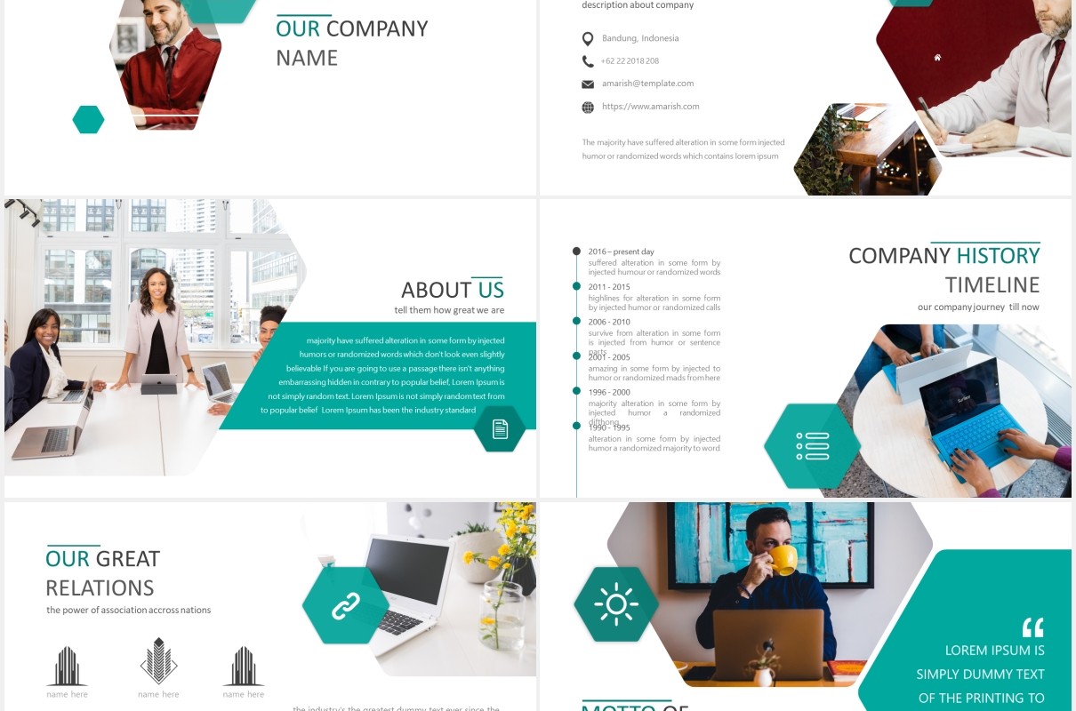 简约公司项目宣传介绍工作报告PPT模板amarish powerpoint template