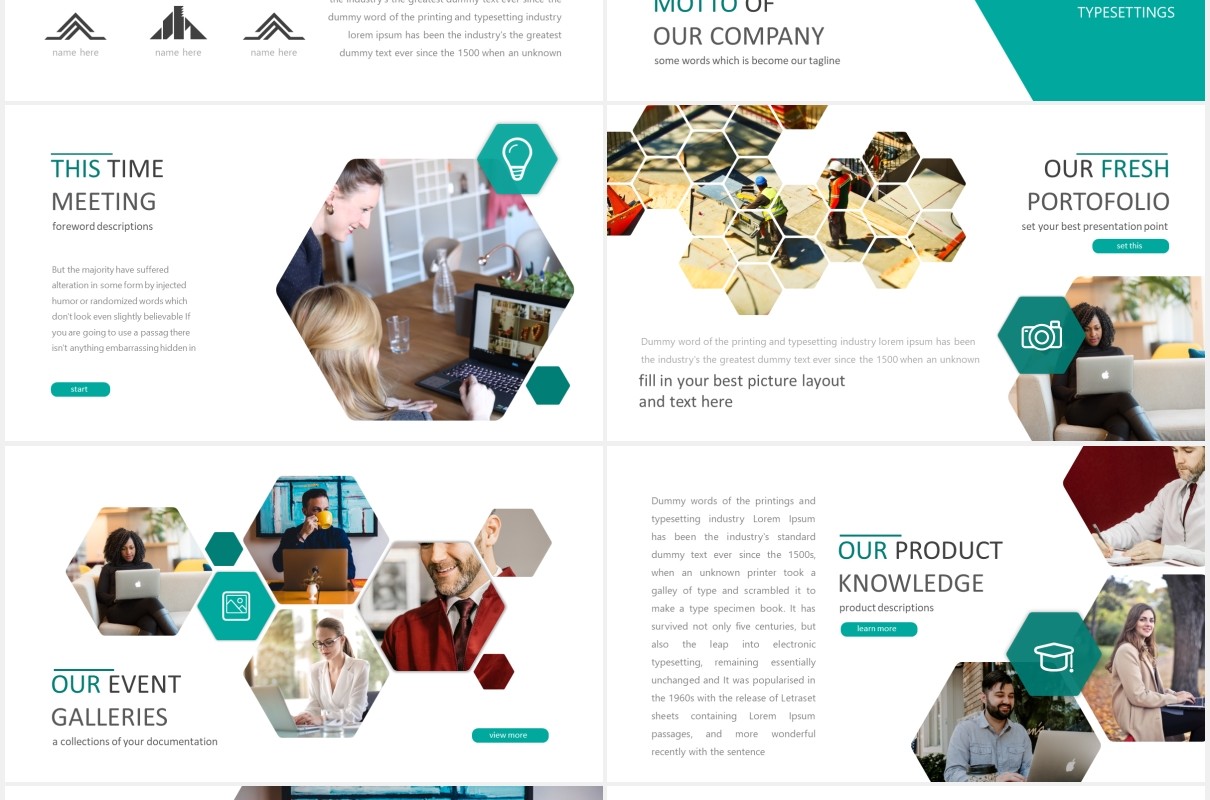 简约公司项目宣传介绍工作报告PPT模板amarish powerpoint template