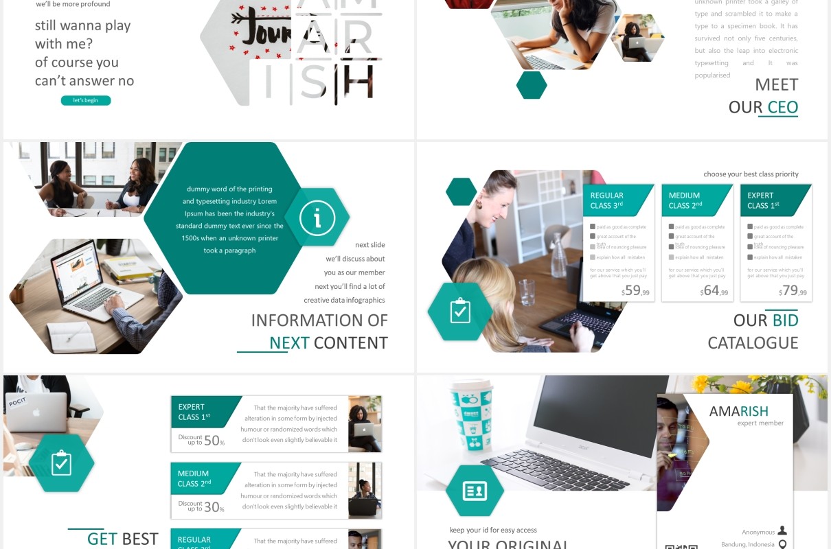 简约公司项目宣传介绍工作报告PPT模板amarish powerpoint template