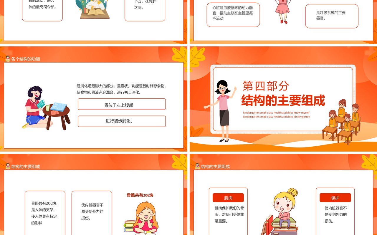 认识自己健康教育主题活动动态PPT模板