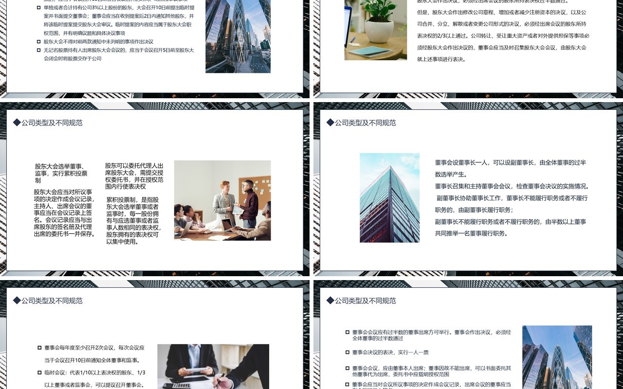 新公司法培训动态PPT模板