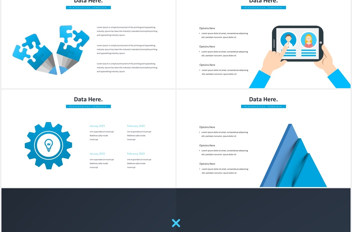 海底世界潜水项目计划报告国外PPT模板Coral - Powerpoint Template
