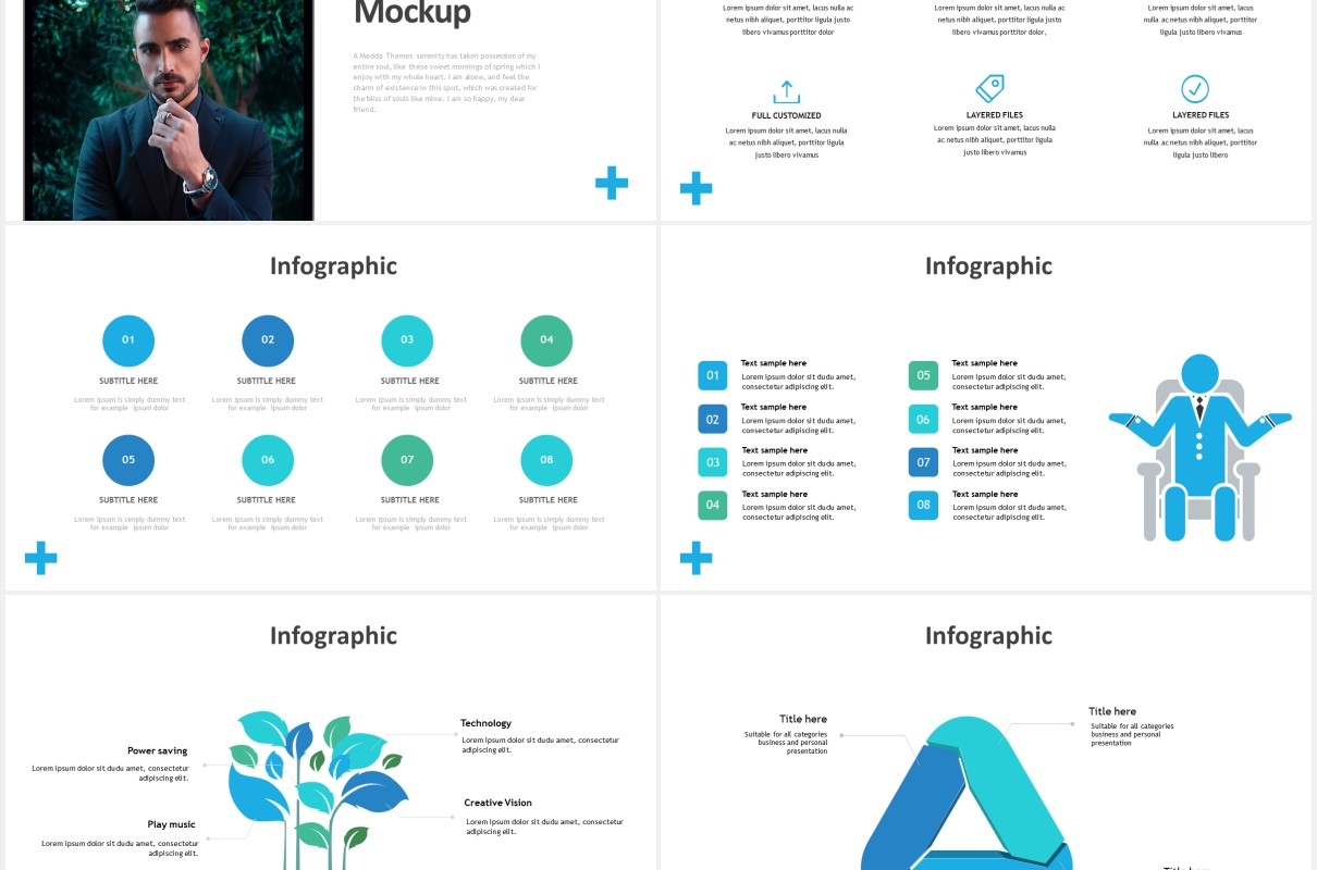 高端商务工作报告计划国外PPT模板medda powerpoint template