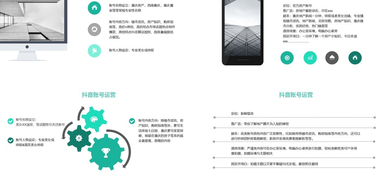 简约某音短视频电商运营商业策划书PPT模板