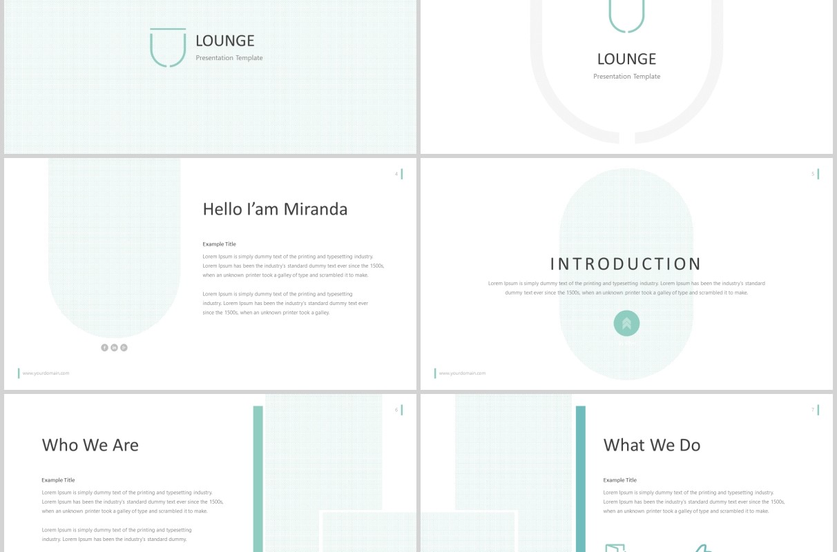 蓝色产品展示数据分析PPT模板lounge powerpoint template