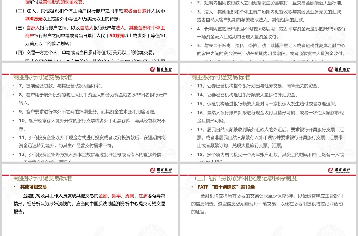 简约反洗钱基础知识培训课件PPT模板