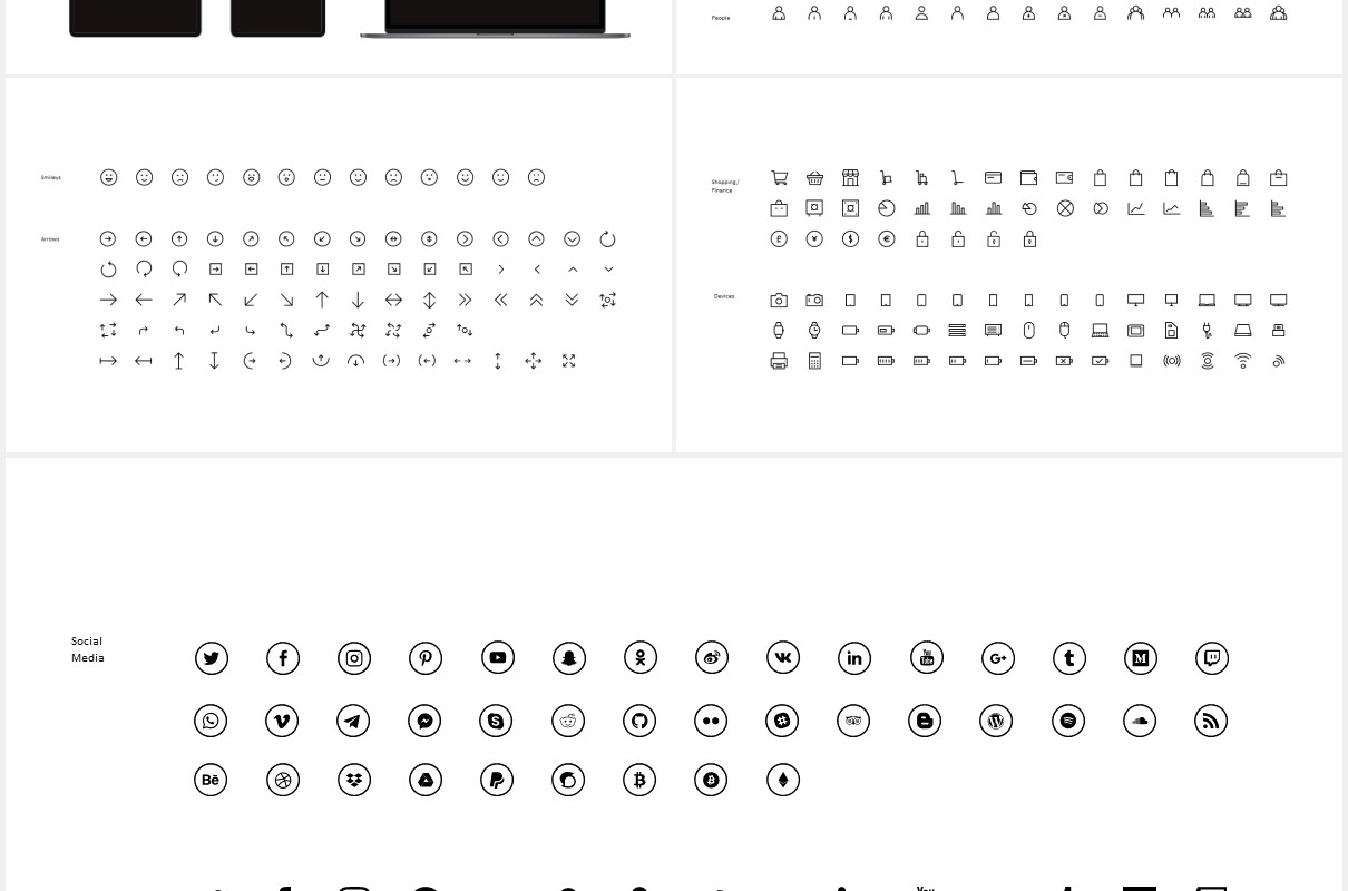 极简个人简历汇报图文展示PPT模板DONA - Media Press Kit Powerpoint Template