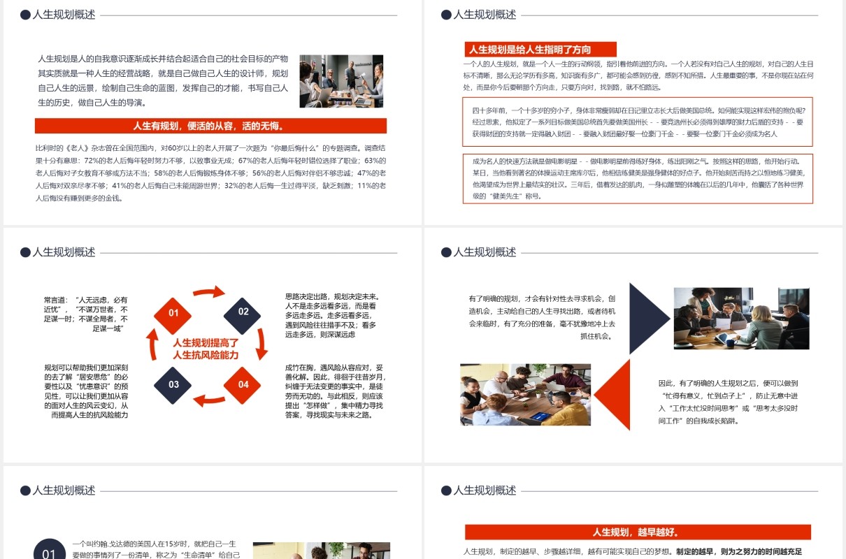公司职场工作人生规划培训动态PPT模板