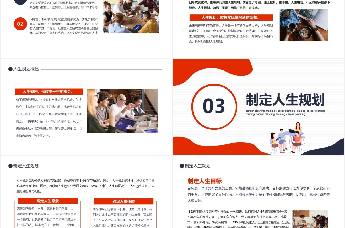 公司职场工作人生规划培训动态PPT模板