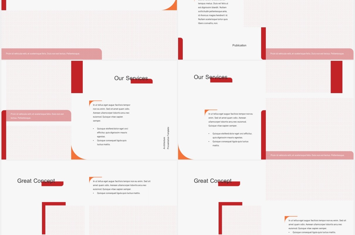 简约企业宣传公司介绍图文排版设计PPT模板ARCHIX - Architecture Powerpoint Template