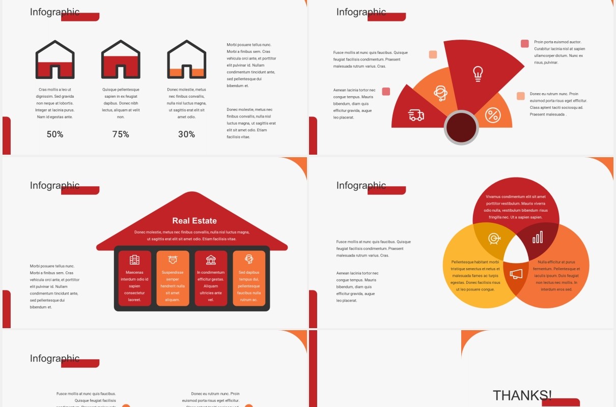 简约企业宣传公司介绍图文排版设计PPT模板ARCHIX - Architecture Powerpoint Template