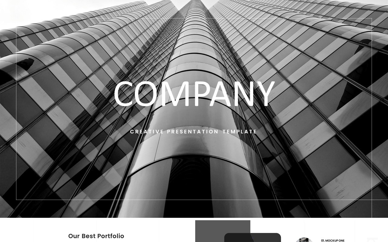 高端商业公司年度报告工作计划汇报企业介绍PPT模板