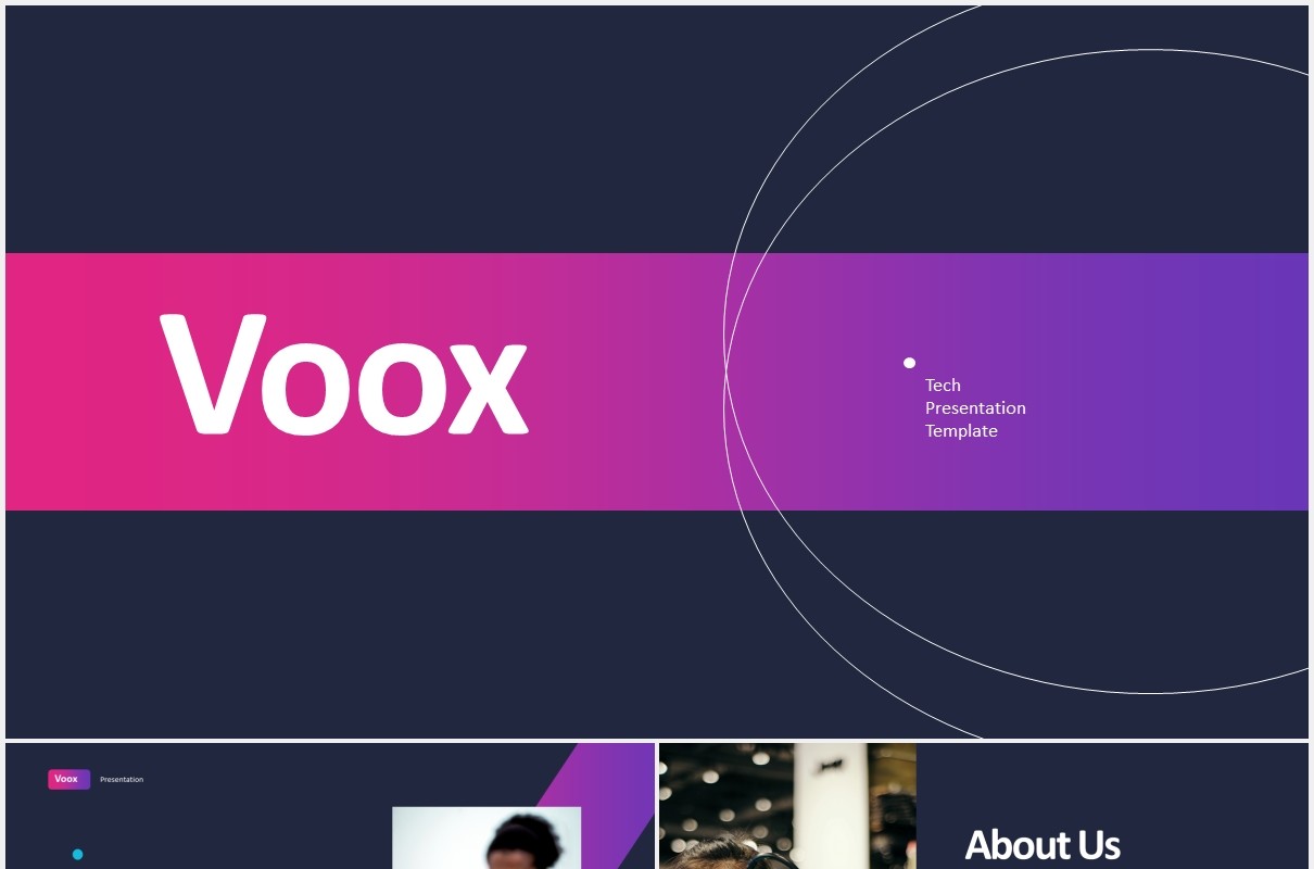 创意商务工作报告PPT模板voox creative business powerpoint template
