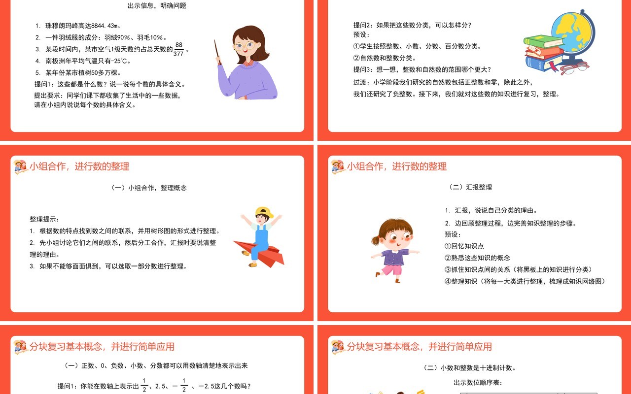 部编版六年级数学下册数的认识课件PPT模板