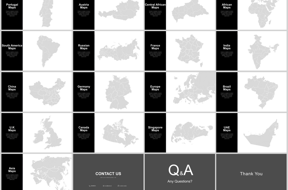 大气项目产品宣传介绍PPT可视化版式模板EDVISTA - Powerpoint Template