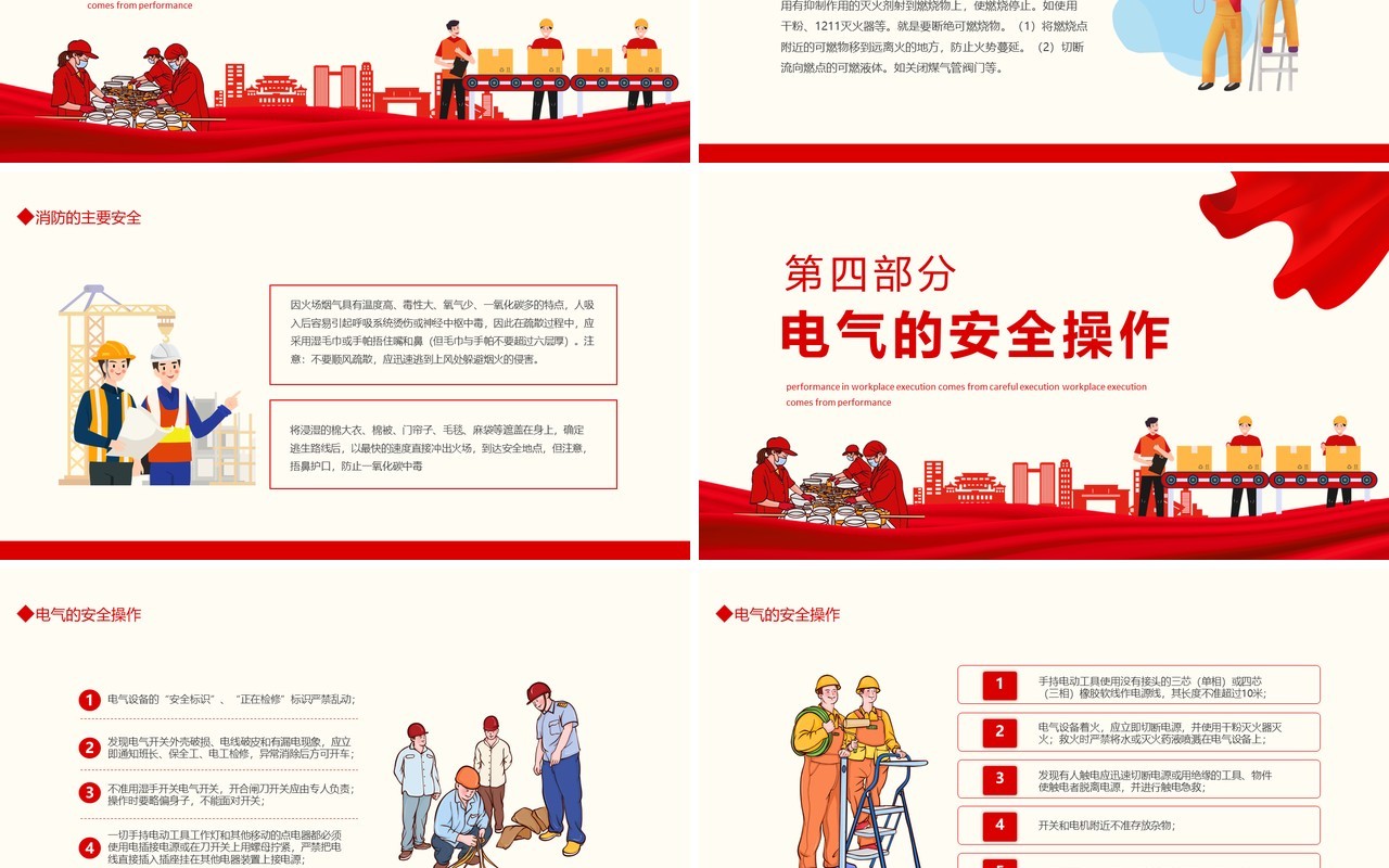 企业生产车间安全管理培训动态PPT模板