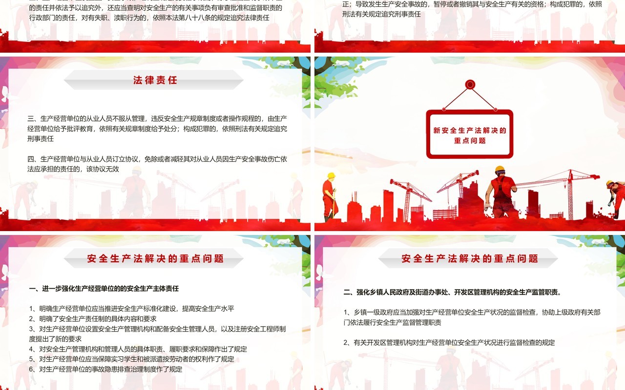 创意个性ppt安全生产ppt安全培训