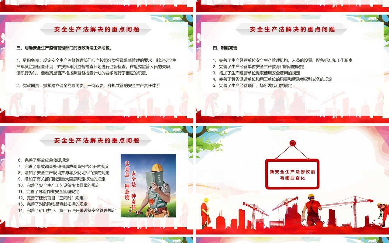 创意个性ppt安全生产ppt安全培训