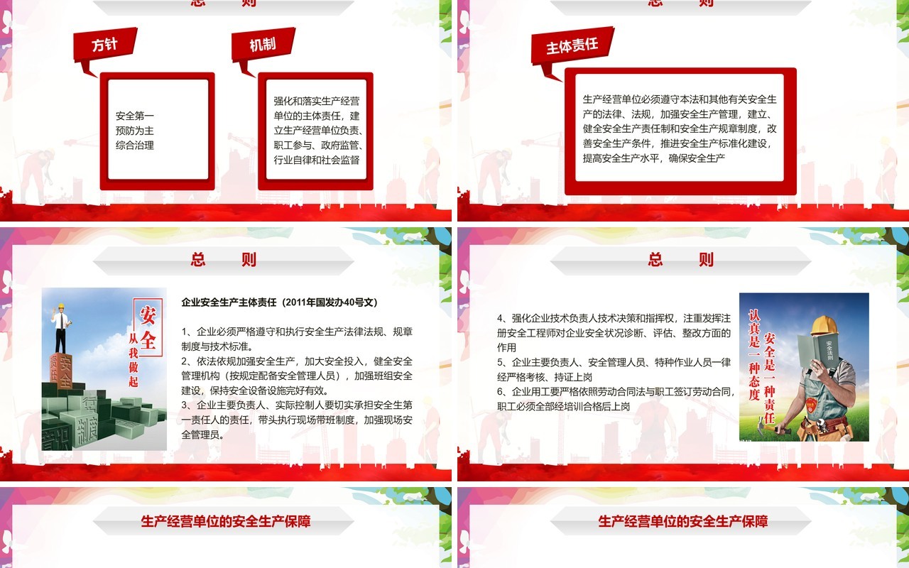 创意个性ppt安全生产ppt安全培训