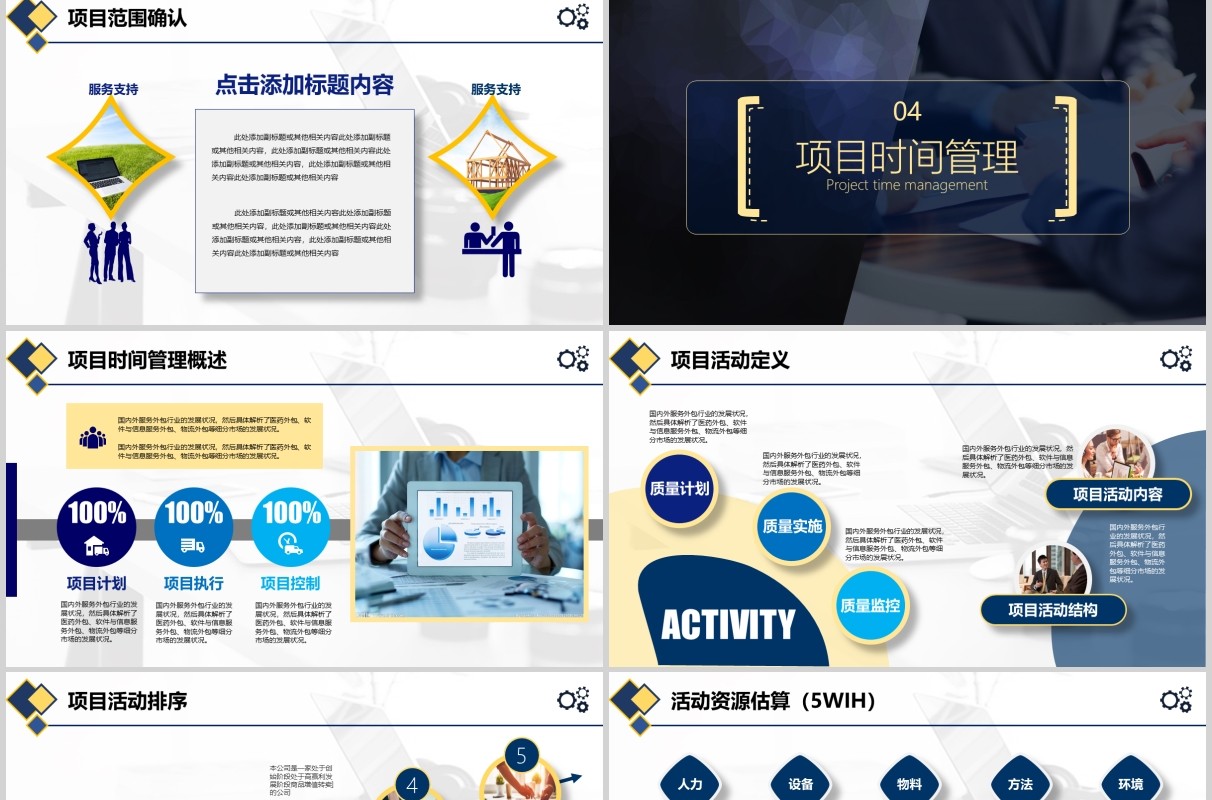 公司项目管理执行实务PPT模板