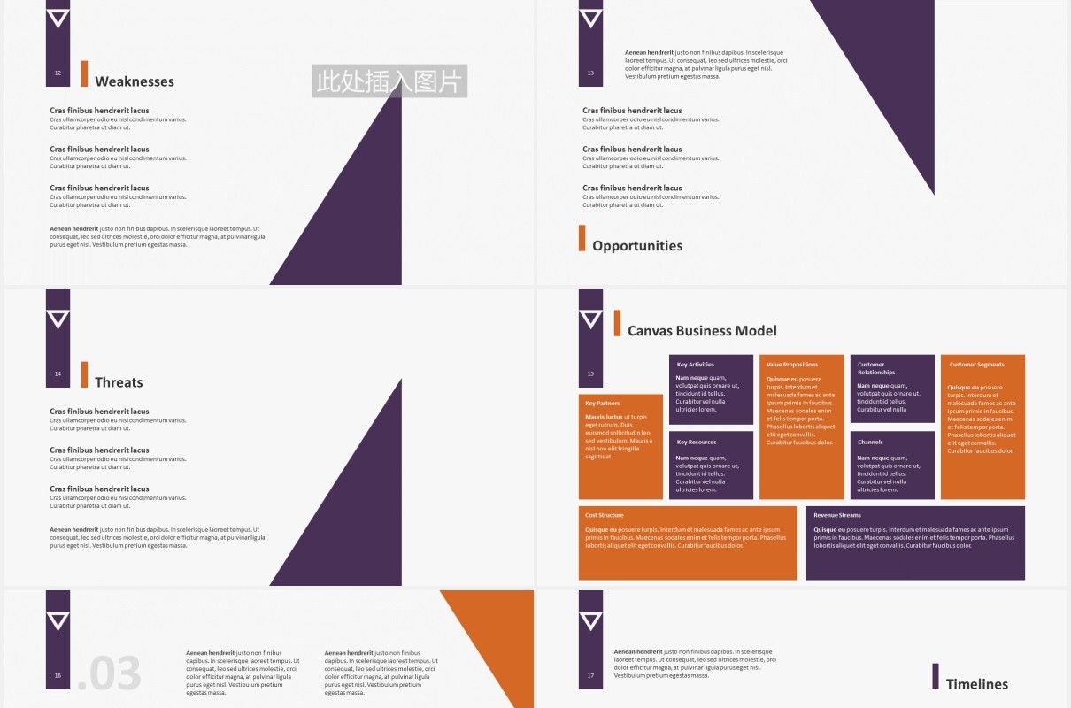 公司业务介绍图文排版设计PPT模板COMPANIZE - Business Powerpoint Template