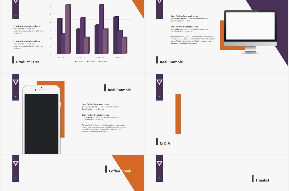 公司业务介绍图文排版设计PPT模板COMPANIZE - Business Powerpoint Template