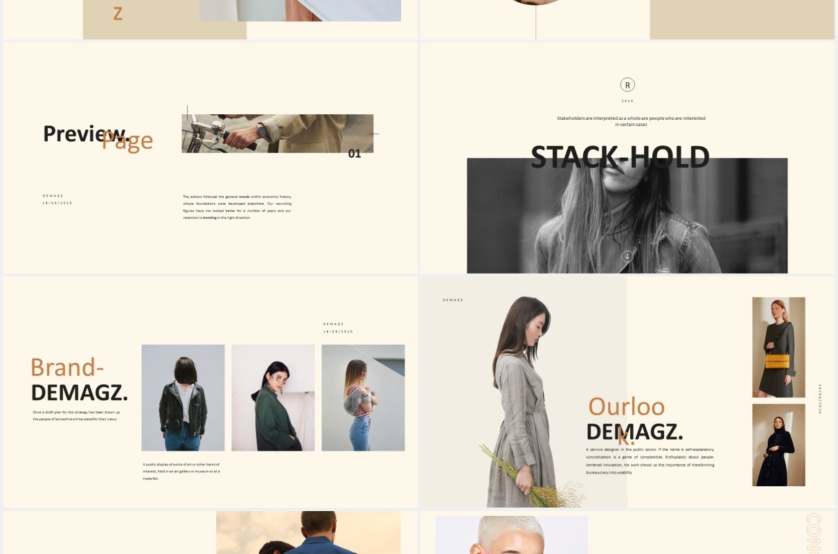 商业营销工作通用PPT模板demagz business marketing powerpoint