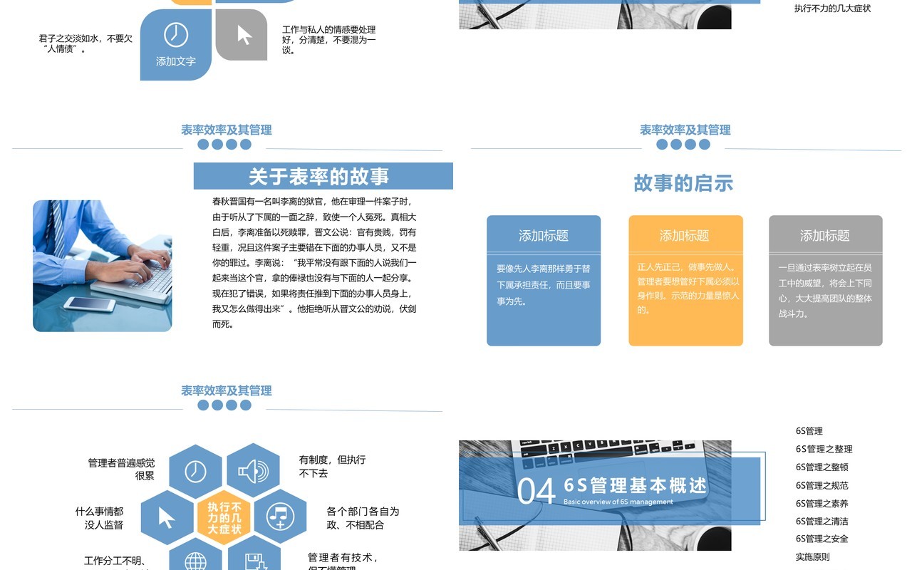 蓝色商务风管理能力培训PPT动态模板