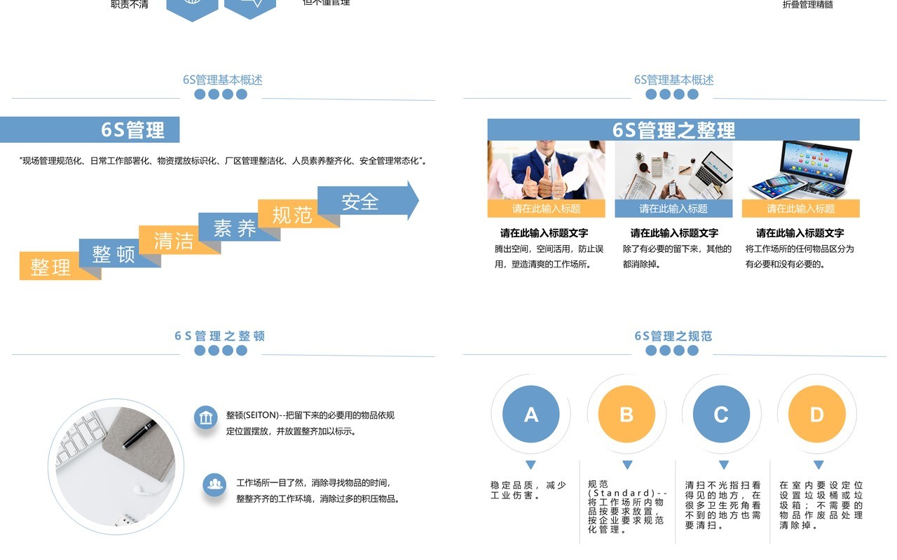 蓝色商务风管理能力培训PPT动态模板