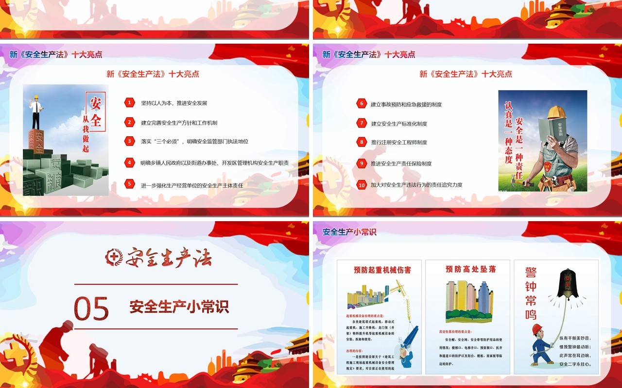 创意ppt安全生产ppt安全培训
