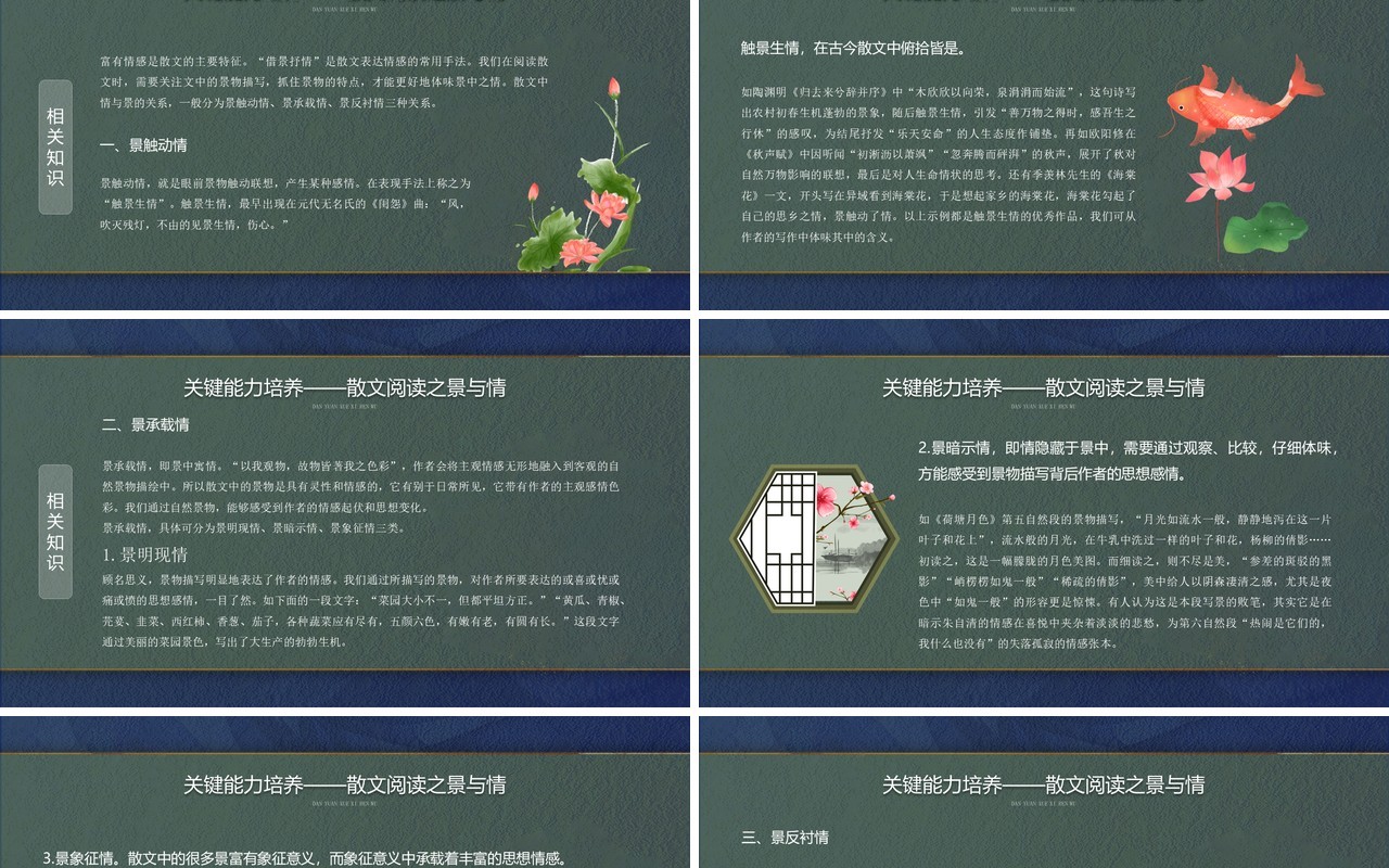 部编版高中语文必修一单元学习任务课件PPT模板