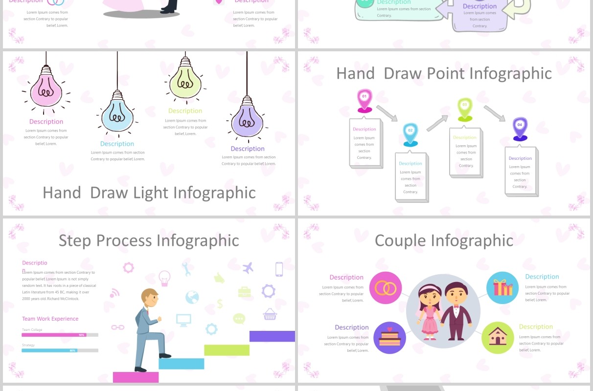 婚礼策划结婚PPT版式设计模板Wedding Powerpoint Template